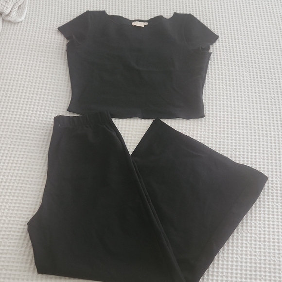 LG Black Wide Leg Pants & Jumpsuits - Picture 5 of 6